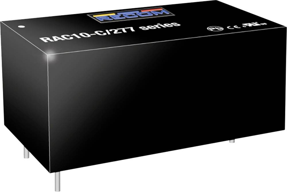 Recom Switching Power Supply, , 15V dc, 670mA, 10W, 1 Output, 80 -