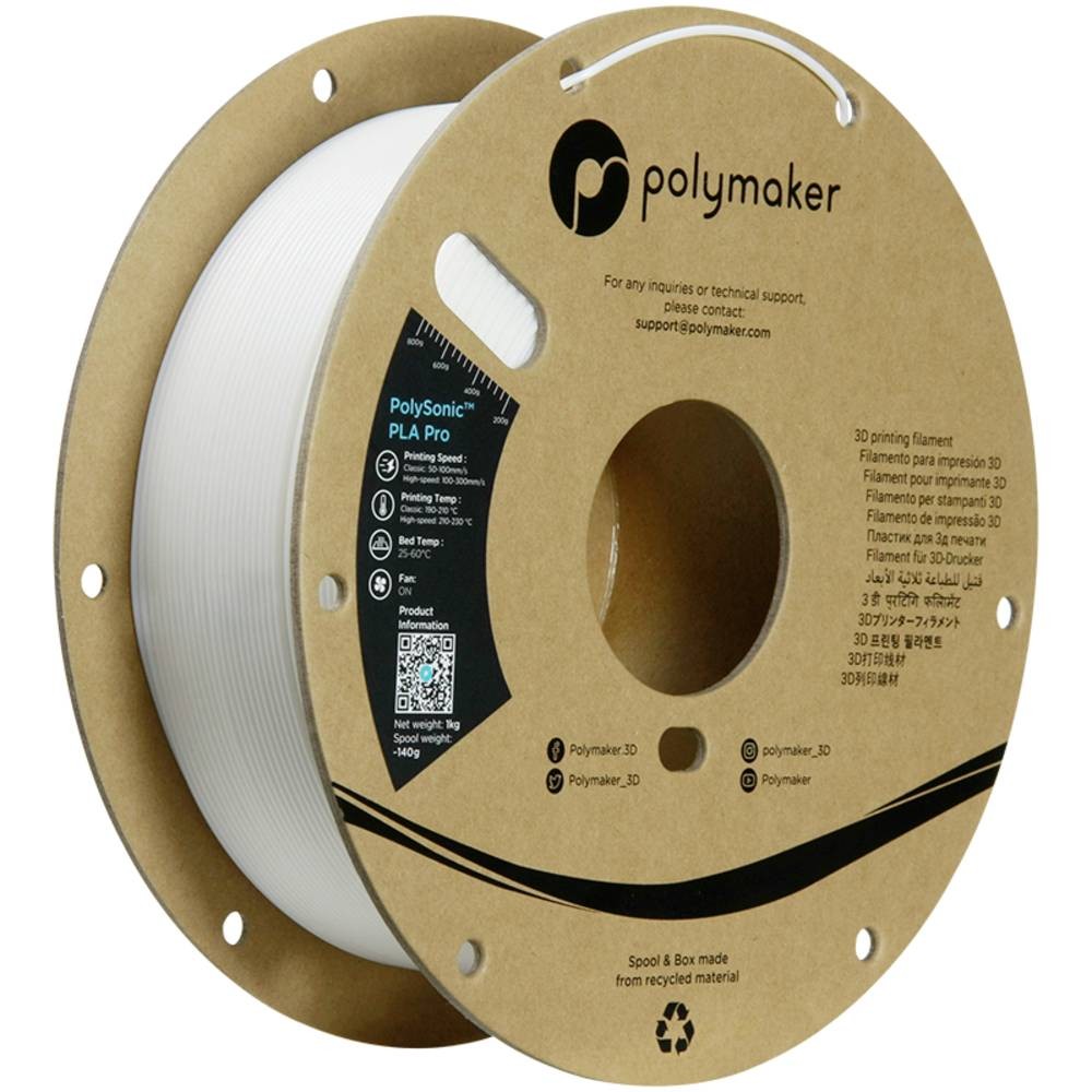 Polymaker PA13001 Filament PLA+ Highspeed Filament, schlagfest 1.75mm