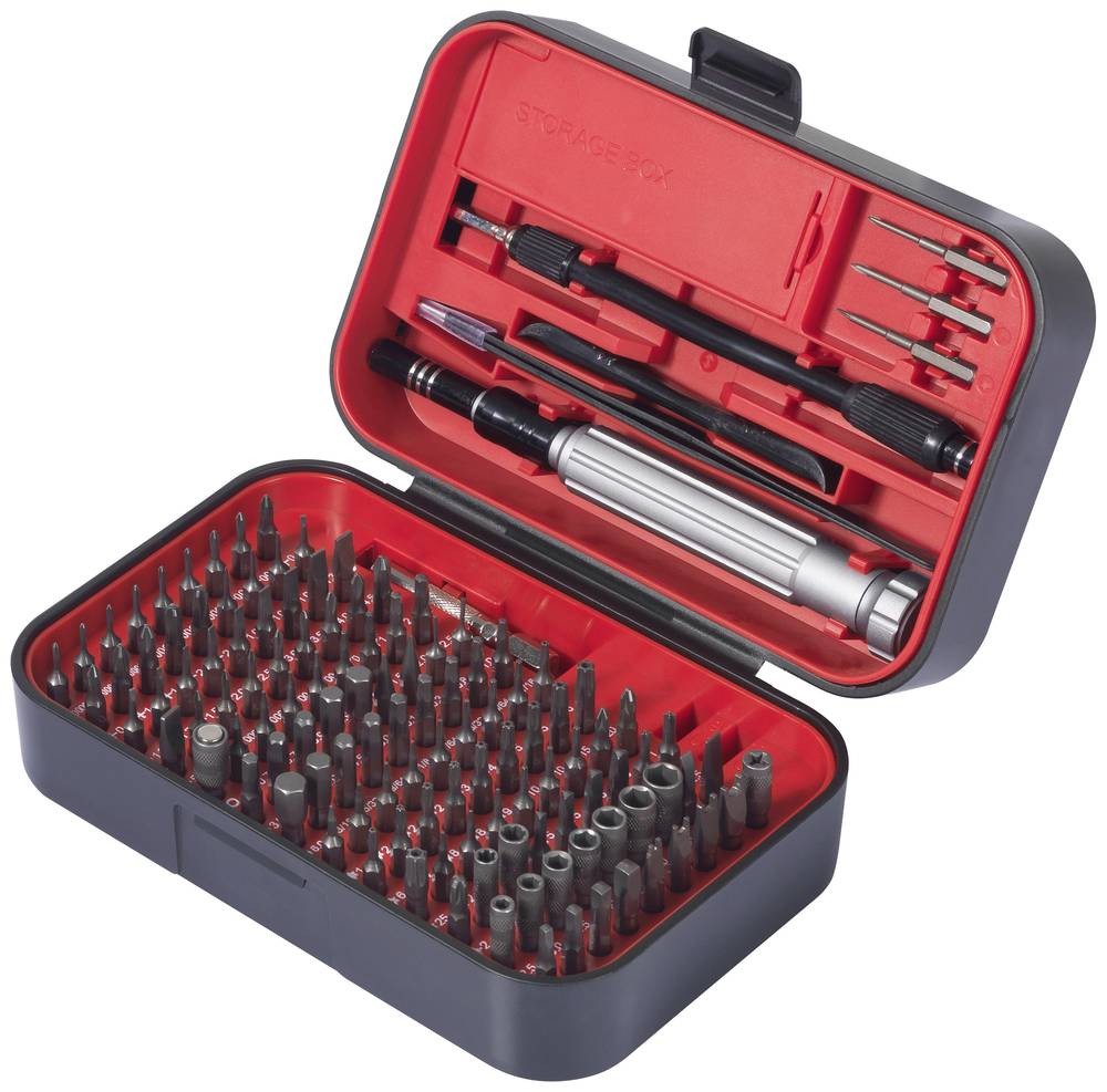 TOOLCRAFT TO-9407052 Bit-Set 150teilig Kreuzschlitz Phillips,