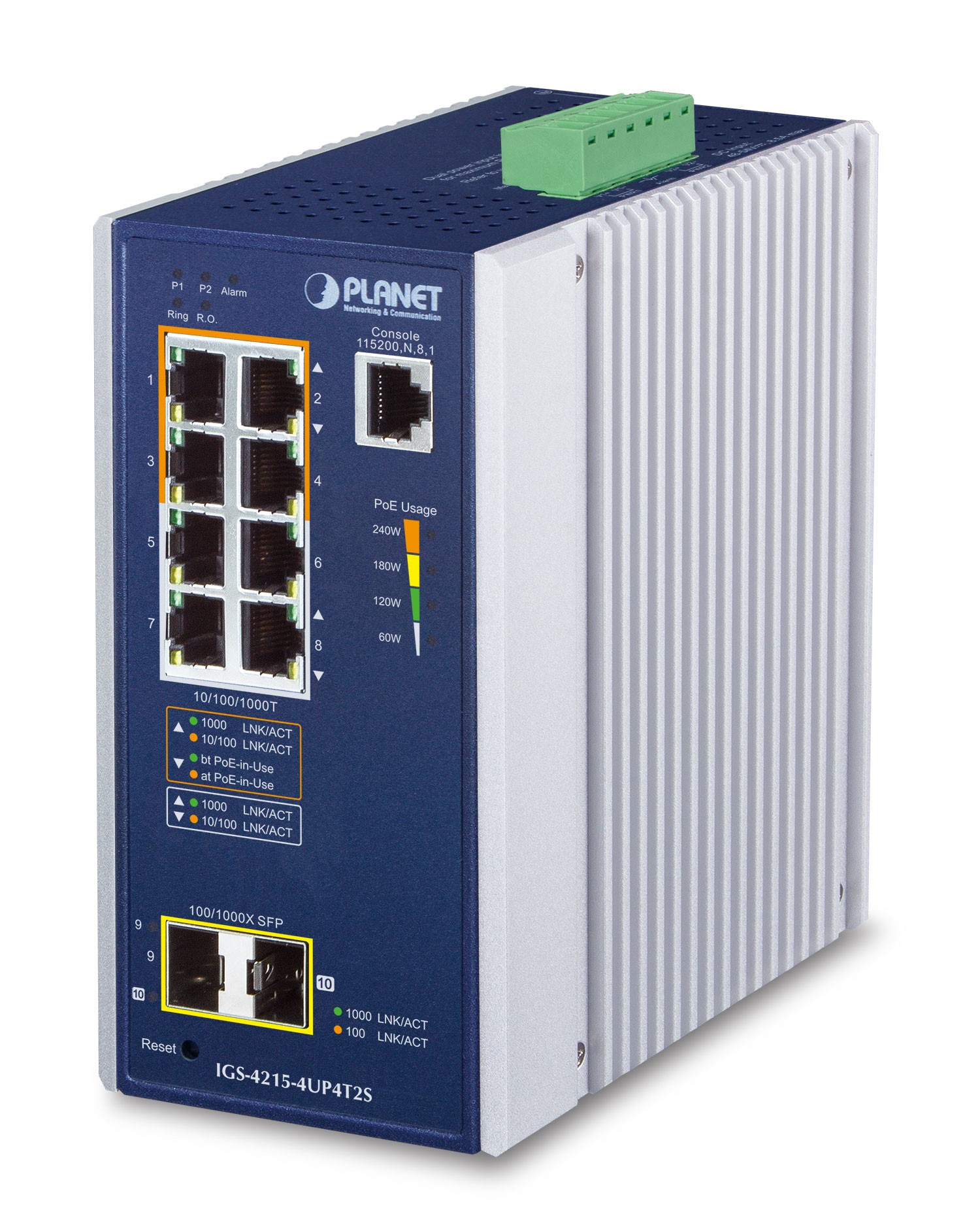 PLANET IGS-4215-4UP4T2S switch Gestionado L2/L4 Gigabit Ethernet (10/
