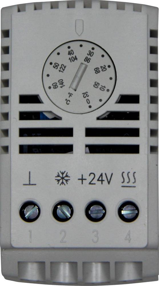 Elmeko Schaltschrank-Thermostat TES 60 24 V/DC 1 Wechsler (L x B x H)