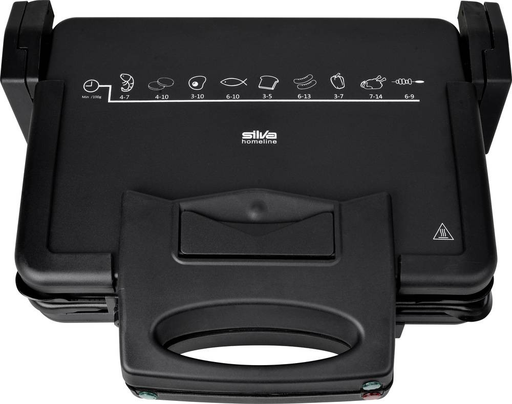 Silva Homeline KG 2410 Elektro Kontaktgrill Antihaftbeschichtung,