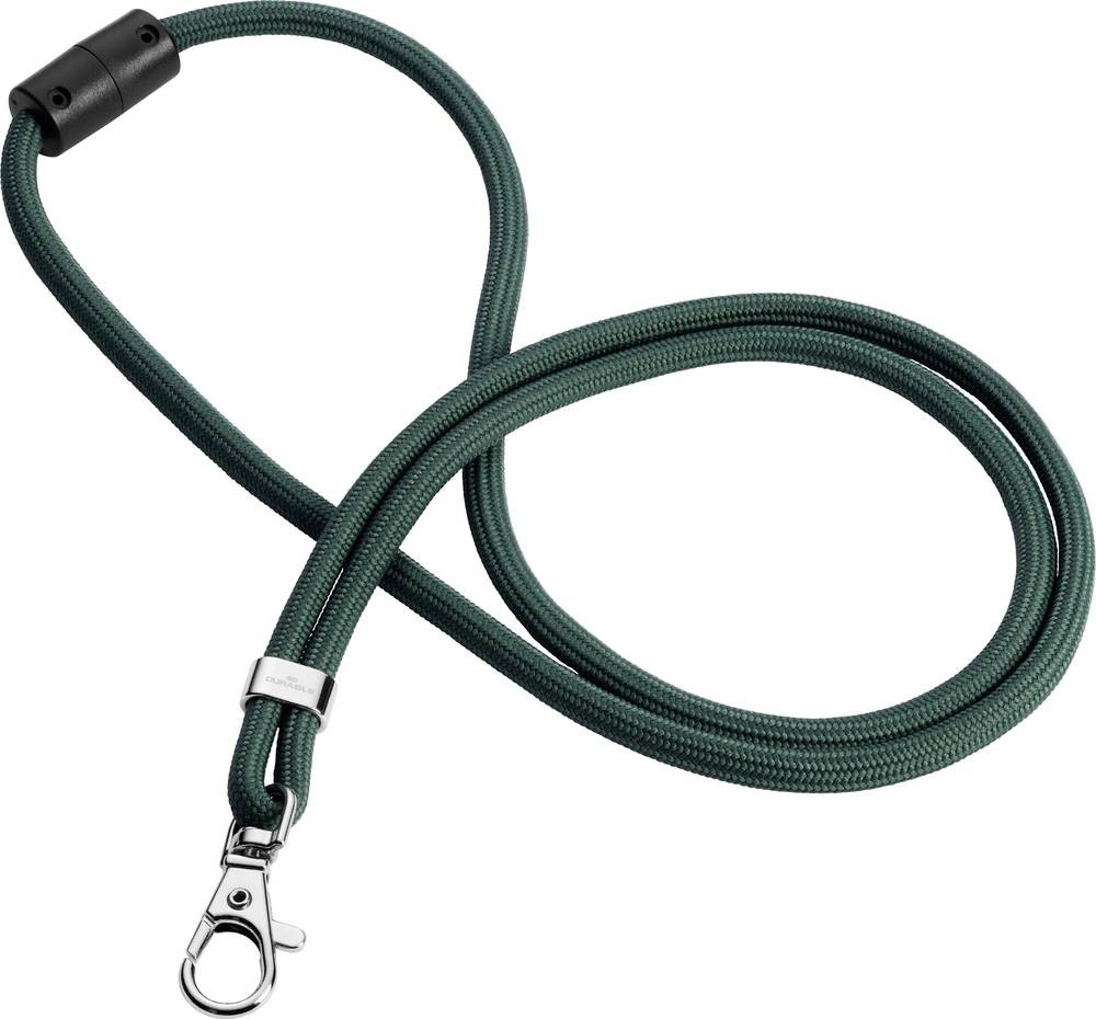 Durable 824105 Textilband Karabinerhaken Dunkelgrün 10St.
