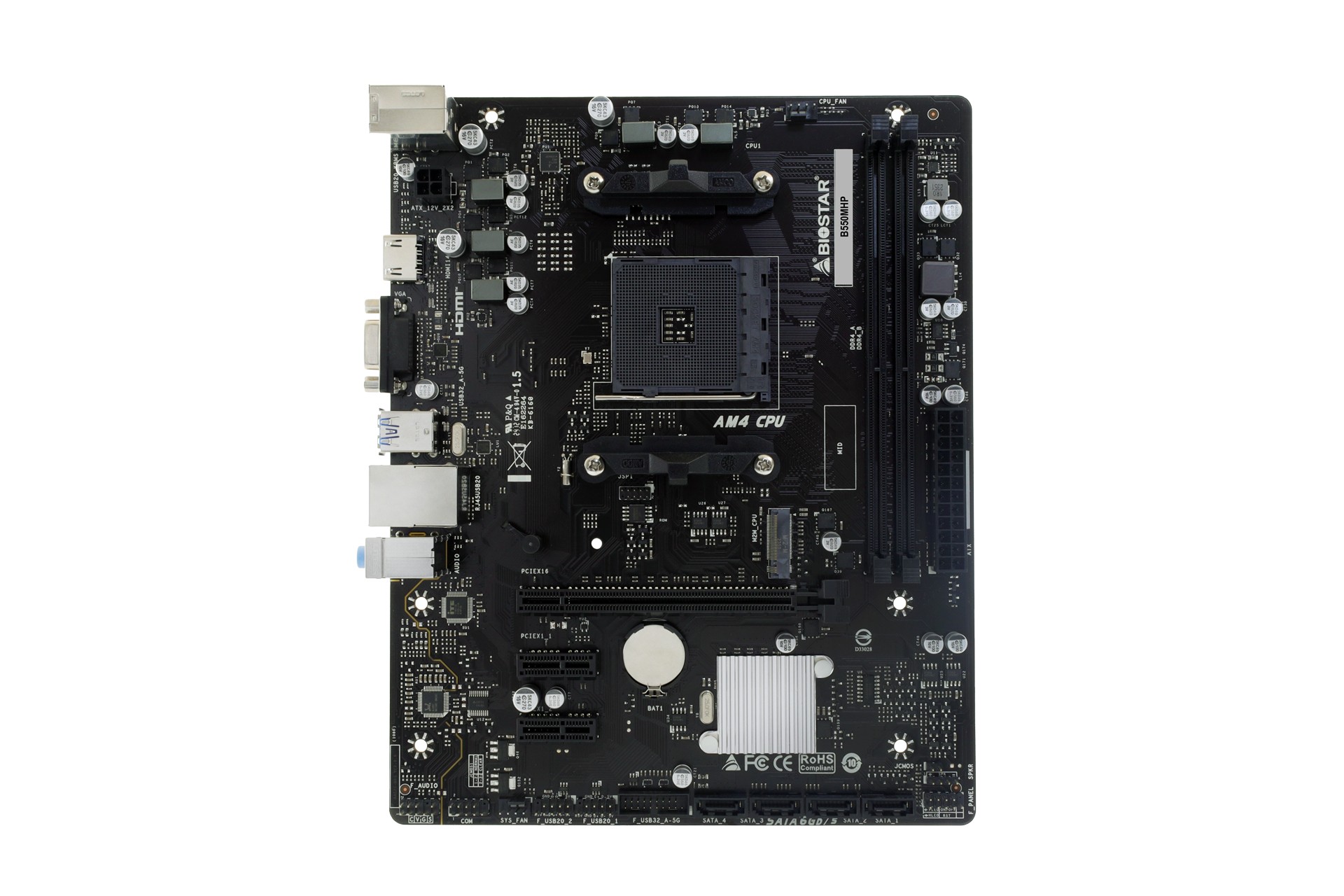 Sotel Biostar B550MHP motherboard AMD B550 Socket AM4 micro ATX