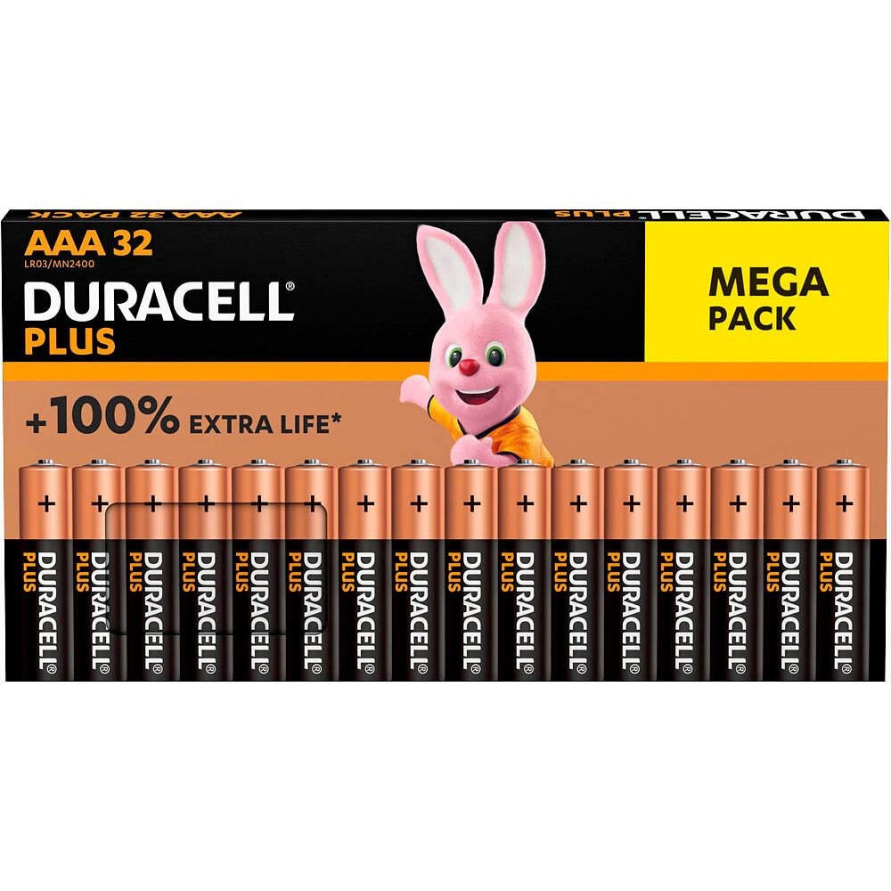 Duracell Plus-AAA BP32 Micro (AAA)-Batterie Alkali-Mangan 1.5V 32St.