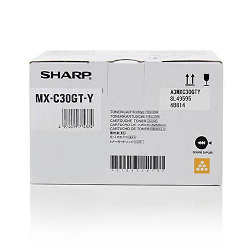 Sharp MXC30GTY Cartouche de toner 1 pièce(s) Original Jaune - Sharp