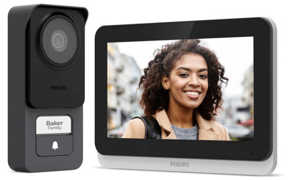 Philips WelcomeEye Connect 3 Video-Türsprechanlage WiFi Komplett-Set