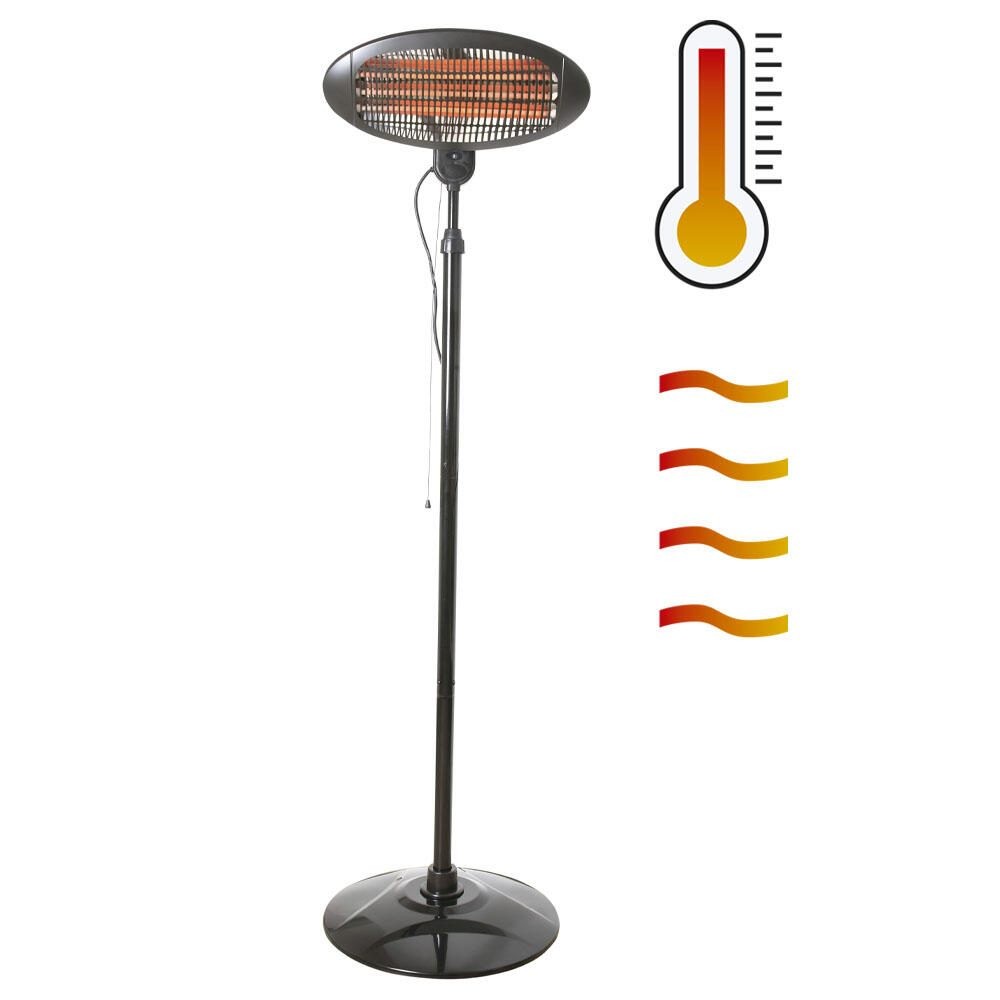 Olympia BS 55 Noir 2000 W Chauffage électrique à infrarouge -