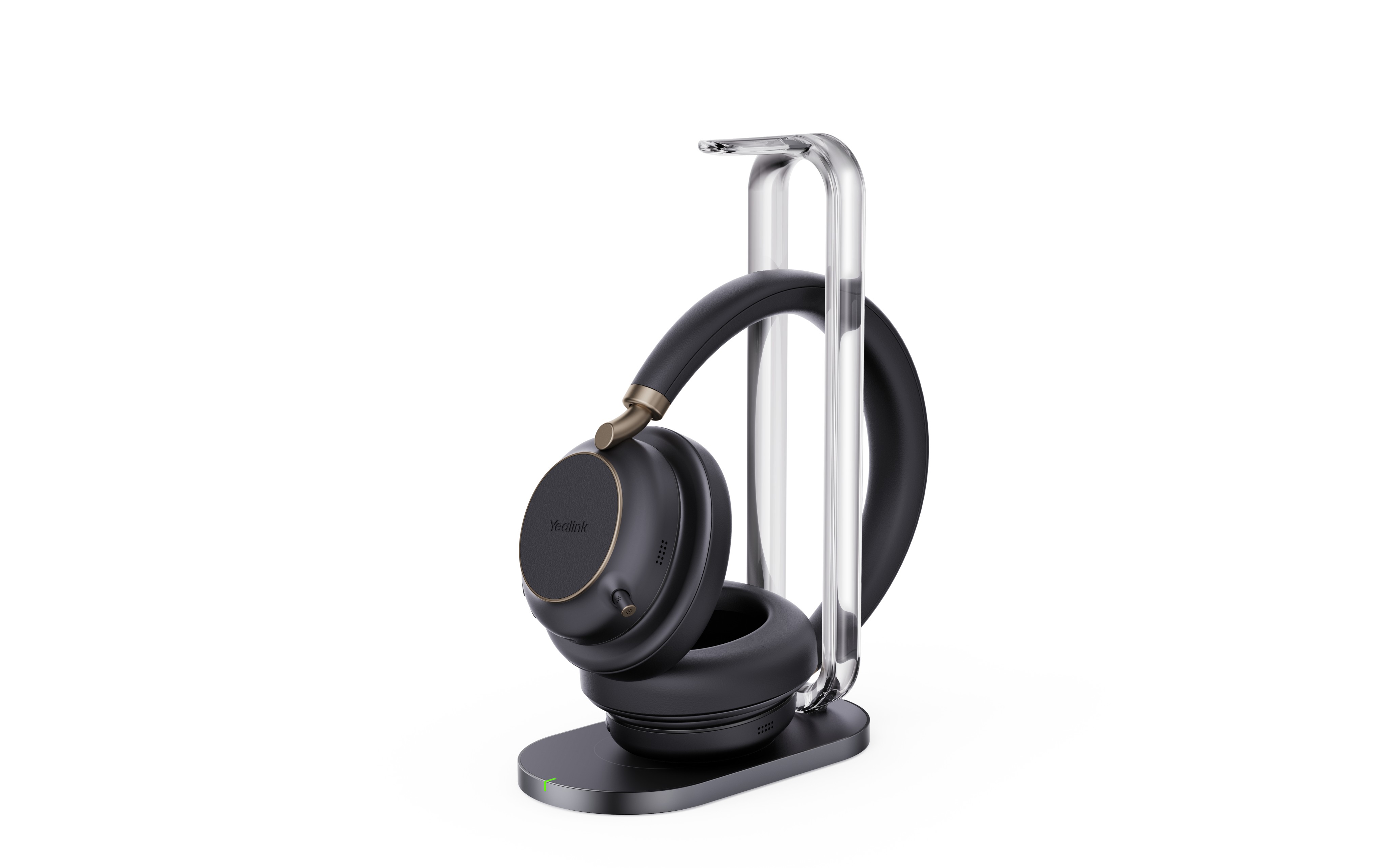 Yealink Casque USB-C/A Noir Teams BH76 Plus avec Support de Charge -
