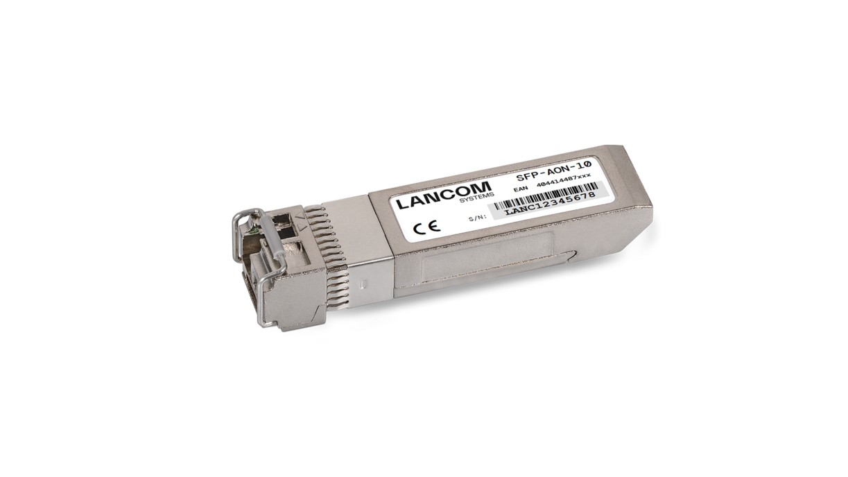 LANCOM SFP-AON-10 - LANCOM SFP-AON-10, Fibre optique, 10000 Mbit/s,