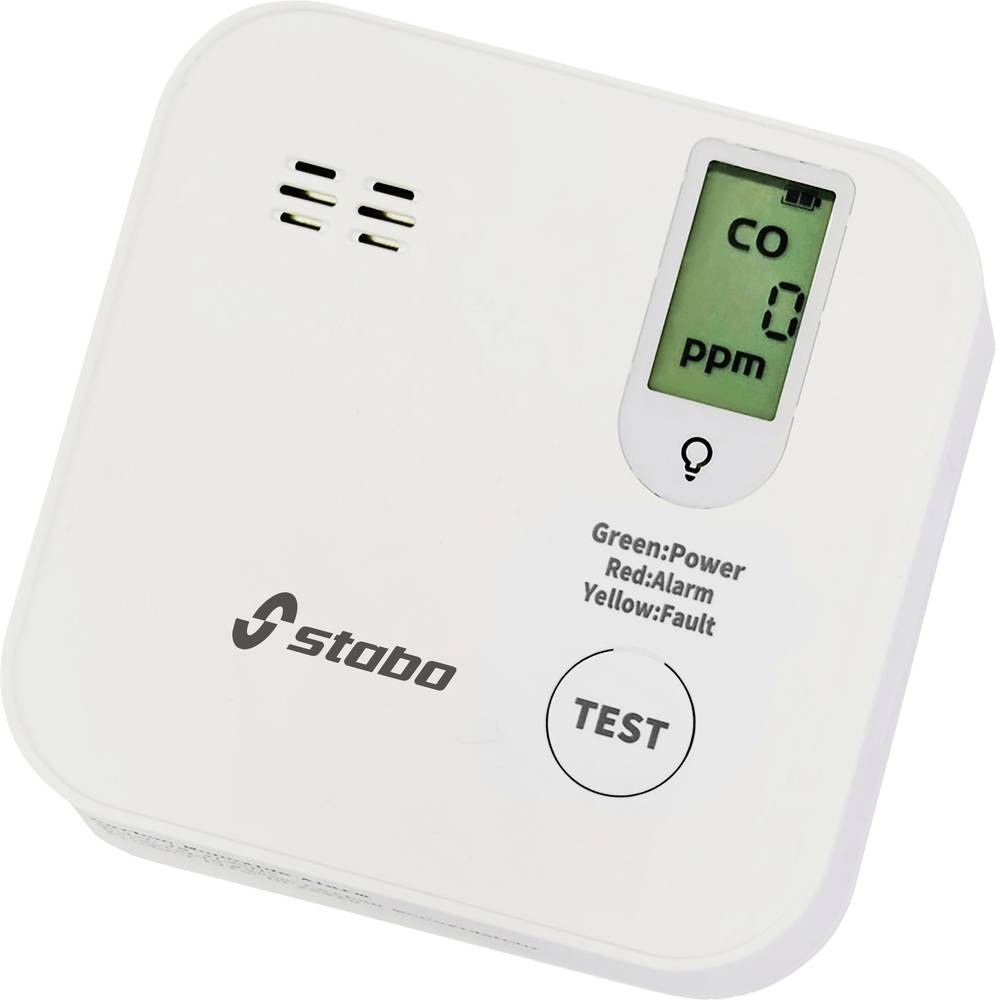 Stabo CO Alarm IV Wireless - Stabo CO Alarm IV, Wireless, White, Home,