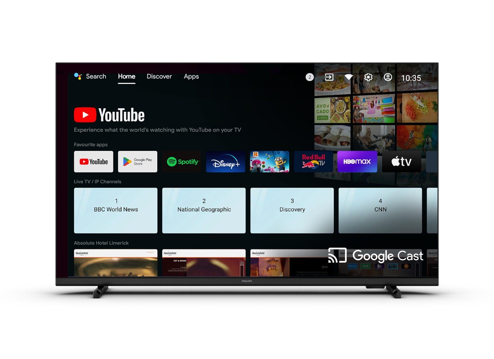 Philips 43HFL4518U/12 hospitality TV 109.2 cm (43") 4K Ultra HD 350