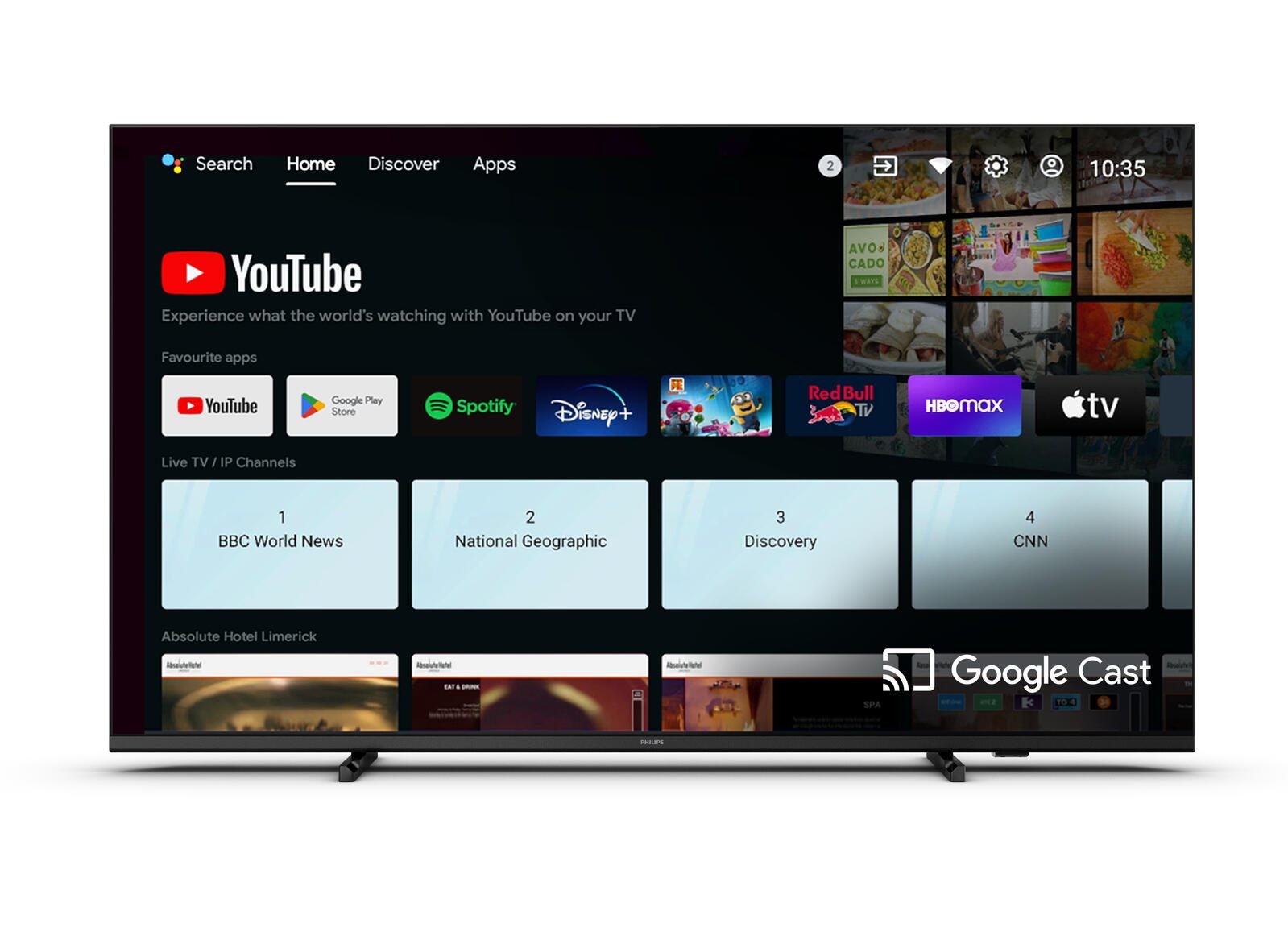 Philips 50HFL4518U/12 hospitality TV 127 cm (50") 4K Ultra HD 350 cd/