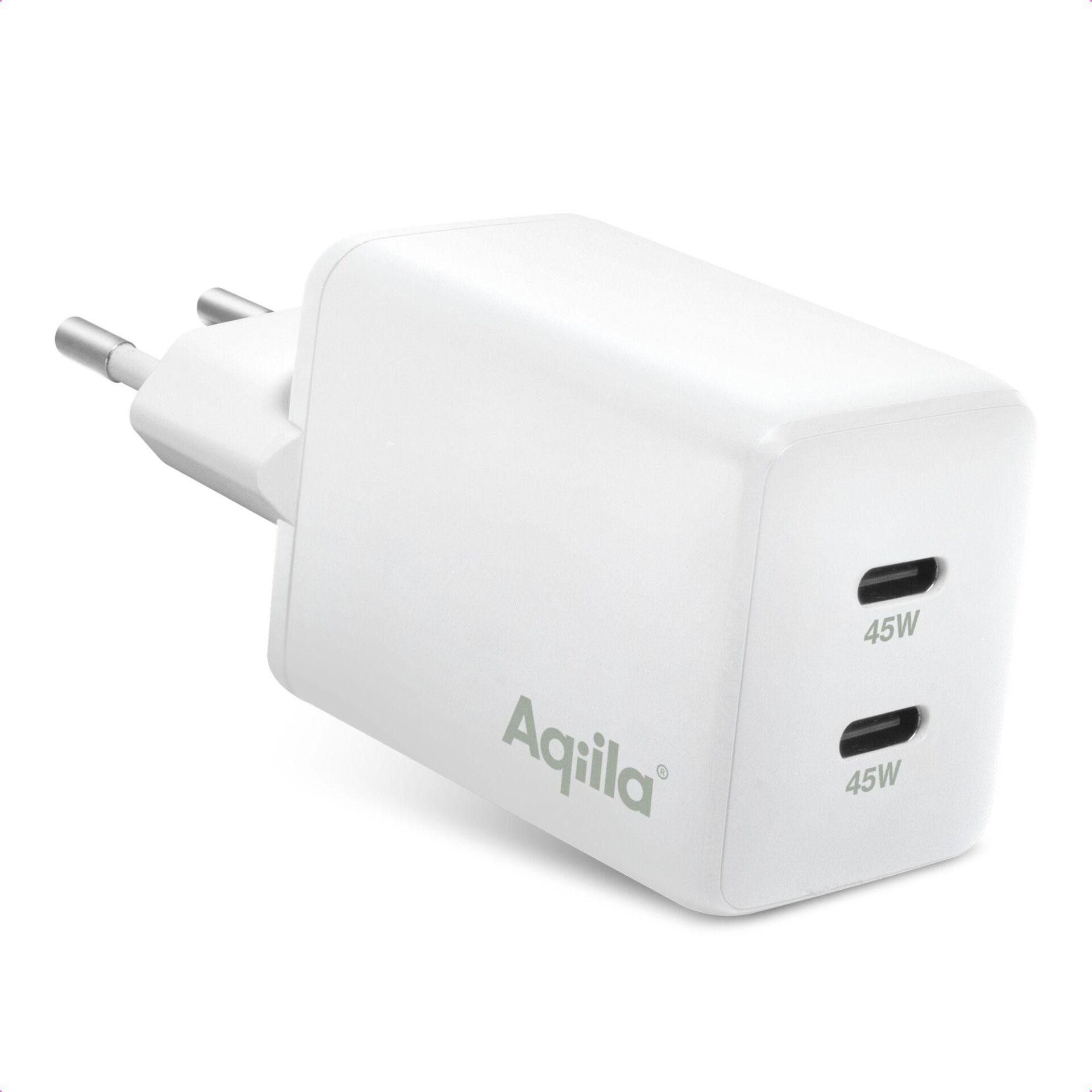 Aqiila Chargebird W2 Universel Blanc Secteur Charge rapide Inté