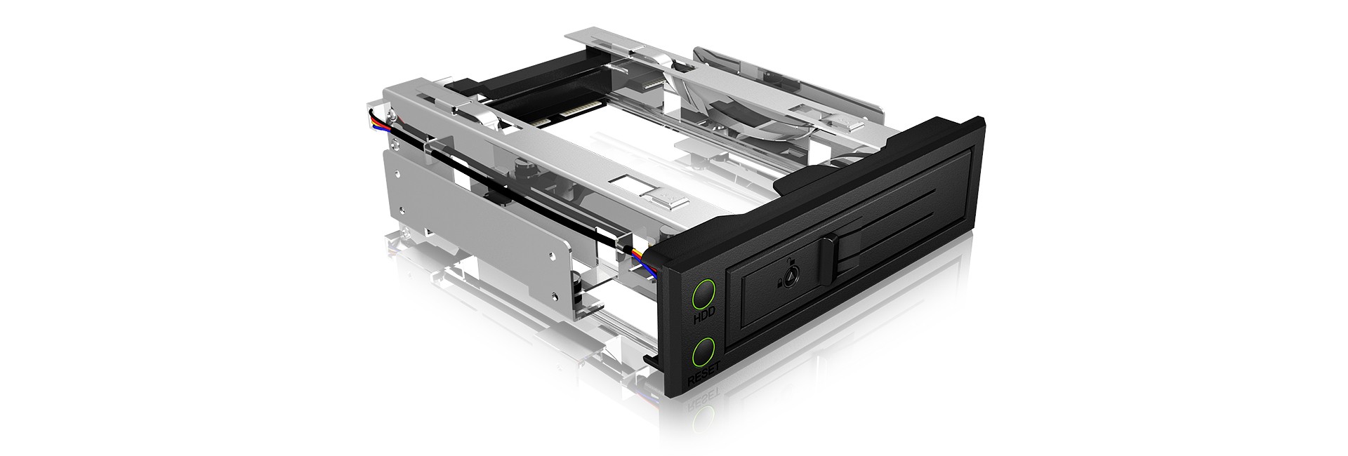 ICY BOX IB-166SSK-B HDD enclosure Black 3.5" - ICY BOX IB-166SSK-B,