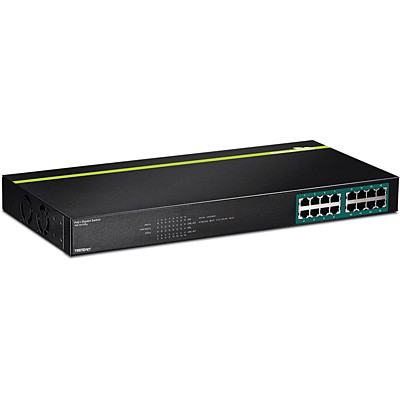 TRENDnet Switch 16 Port Gbit L2 PoE+ 250W Metall