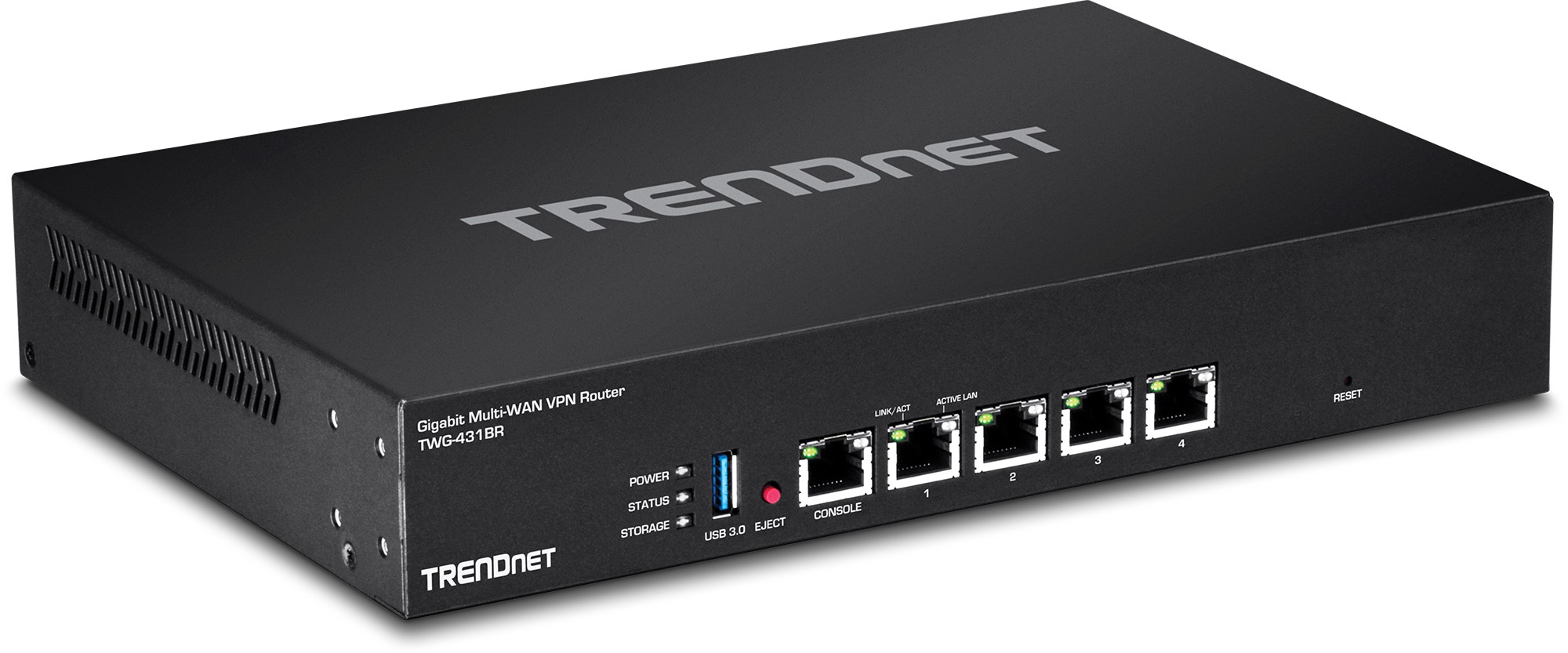 Trendnet TWG-431BR wired router Black - Trendnet TWG-431BR, Ethernet