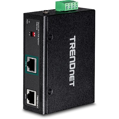 Trendnet TI-SG104 network splitter Power over Ethernet (PoE) Black -