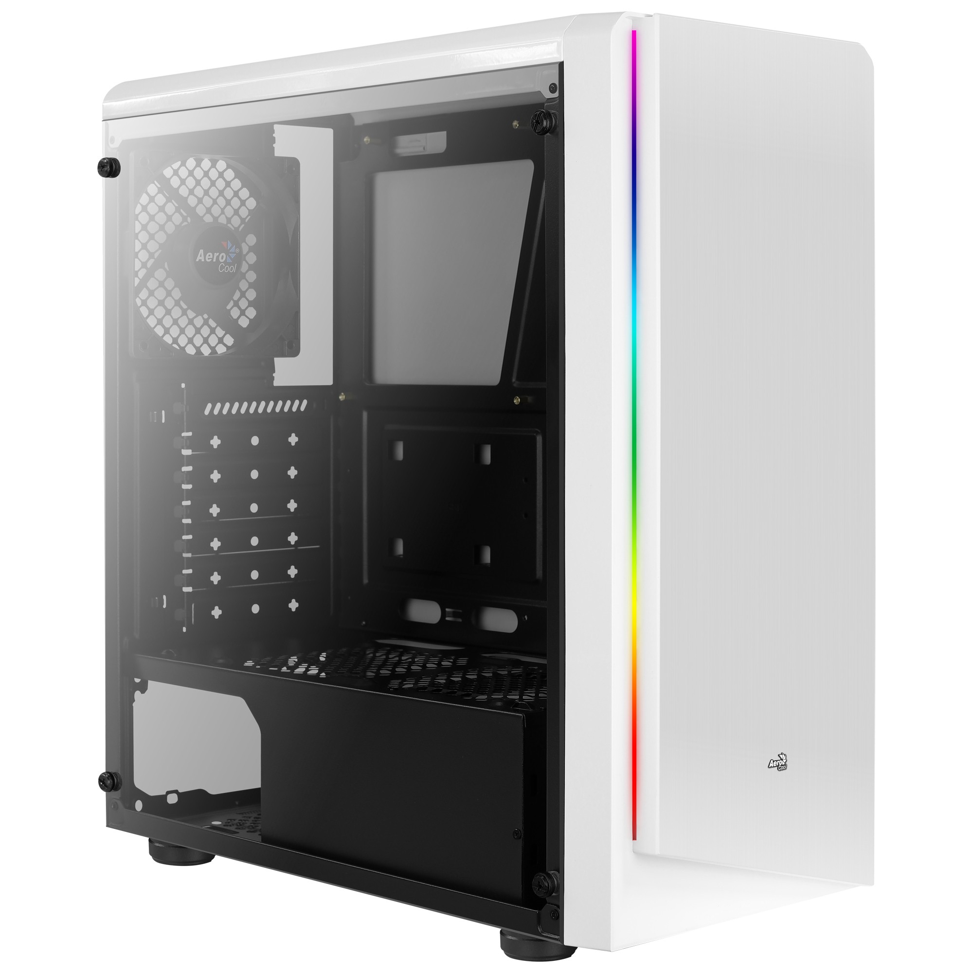 Aerocool Rift Midi Tower White - Aerocool Rift, Midi Tower, PC, White,