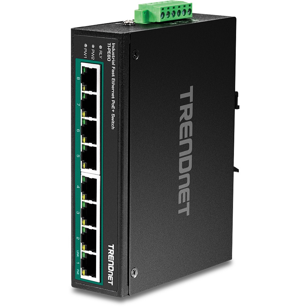 Trendnet TI-PE80 network switch Unmanaged Fast Ethernet (10/100)