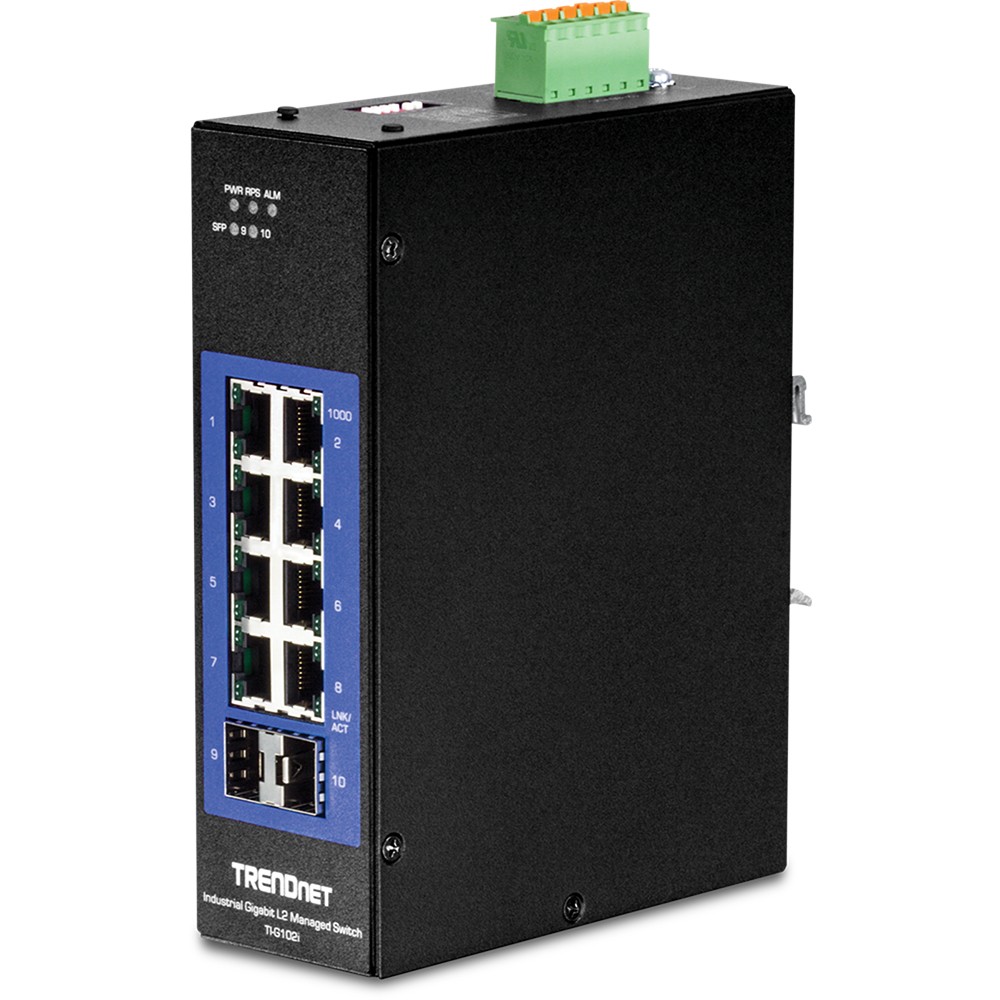 Trendnet TI-G102i Managed L2 Gigabit Ethernet (10/100/1000) Black -