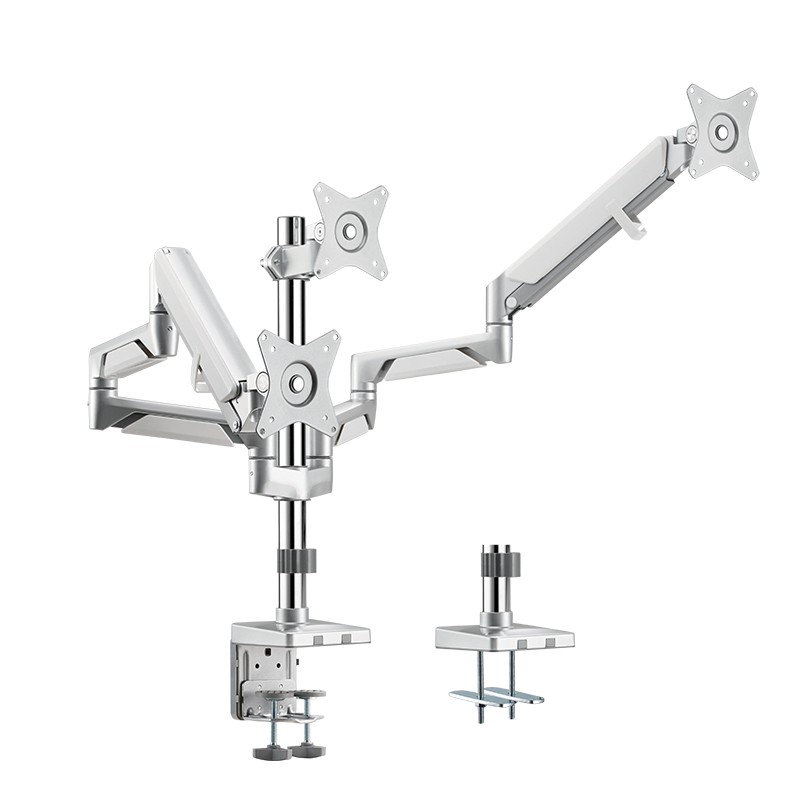 LogiLink BP0090 monitor mount / stand 68.6 cm (27") Desk Silver -