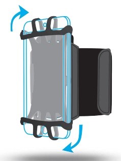 Mobilis ARM BAND 4-6IN . mobile phone case 15.2 cm (6") Armband case