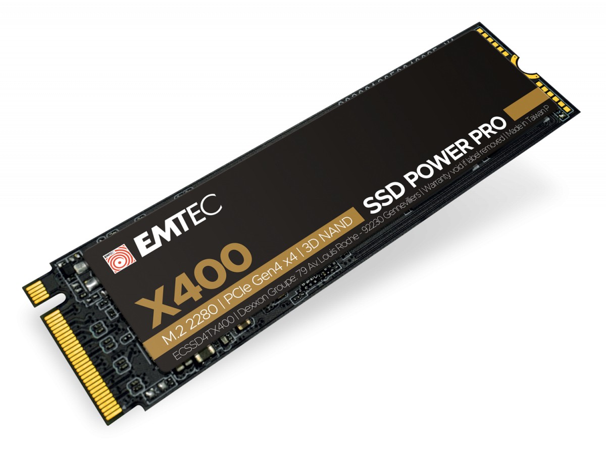 Emtec X400 2 To M.2 PCI Express 4.0 NVMe 3D NAND - Emtec X400, 2 To,