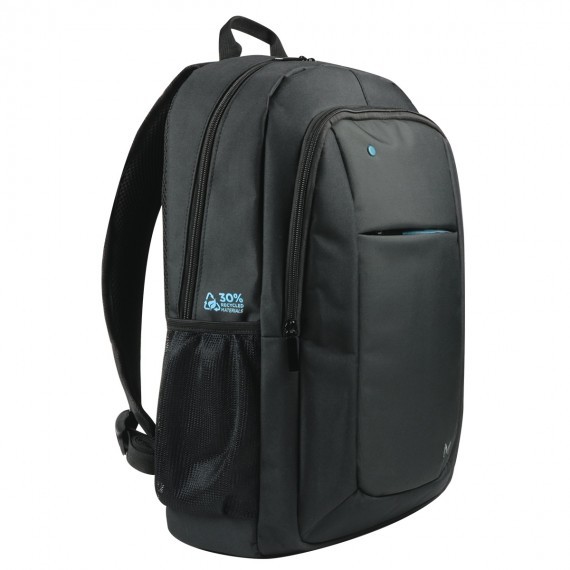 Mobilis 003064 TheOne Backpack 14-15.6" Blue zip 30% RECYCLED -