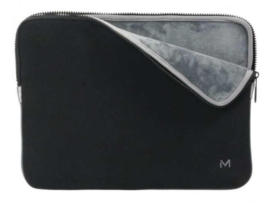 Mobilis Skin Memory Foam Sleeve 12.5-14" - Black and Grey