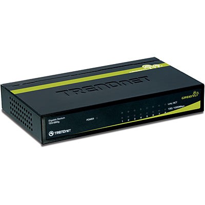 TRENDnet 8-Port Gigabit GREENnet Switch /w metal case