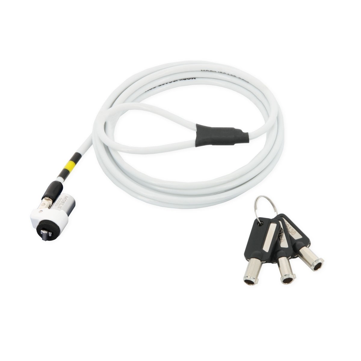 Mobilis 001325 câble antivol Blanc 1,8 m - Mobilis 001325, 1,8 m, Cl