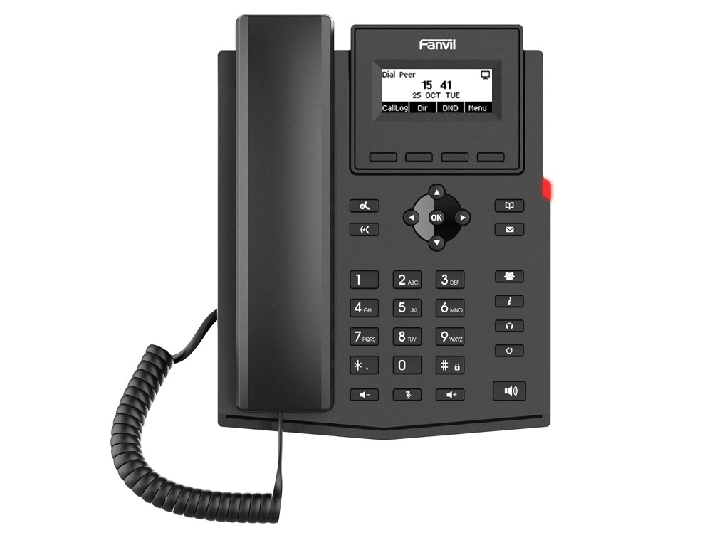 Fanvil X301P teléfono IP Negro 2 líneas LCD - Fanvil X301P, Telé