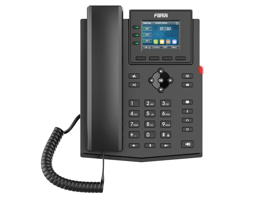 Fanvil X303W IP phone Black 4 lines LCD Wi-Fi - Fanvil X303W, IP