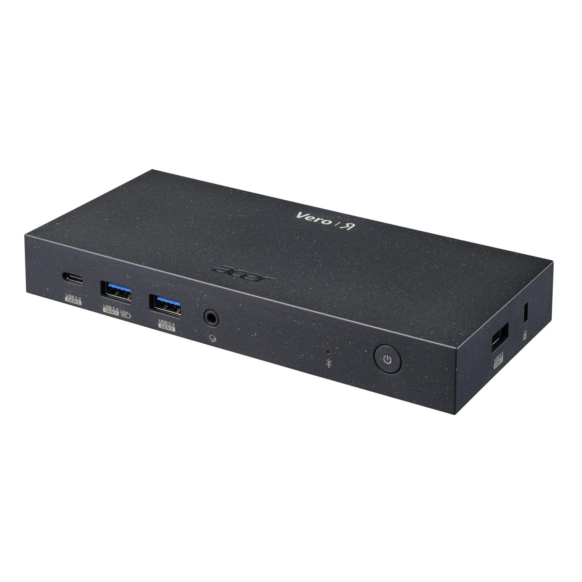 Acer Vero MST Dock M33 100W PD - Black EU (Retail pack) Cablato USB 3.