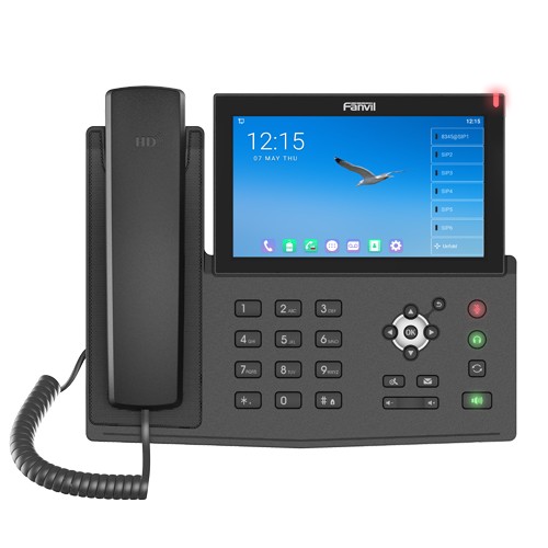 Fanvil IP Telefon X7A schwarz, POE, ohne Netzteil