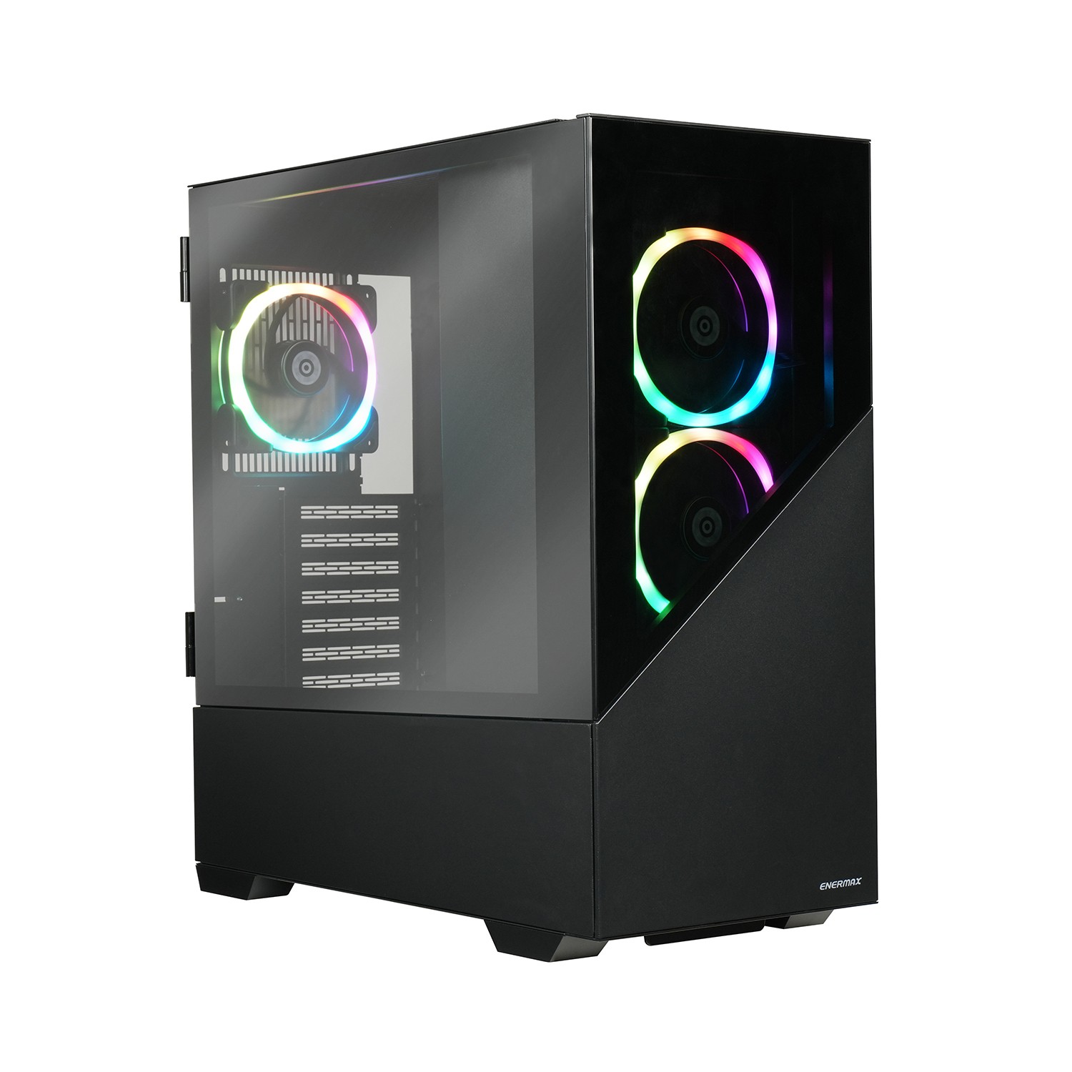 Enermax PC Case K8 RGB Tempered Glass Mid-Tower ATX Black