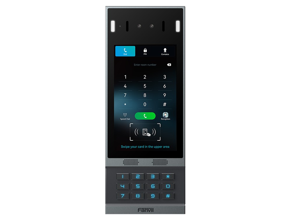 Fanvil i67 video intercom system 2 MP 17.8 cm (7") Black, Grey -