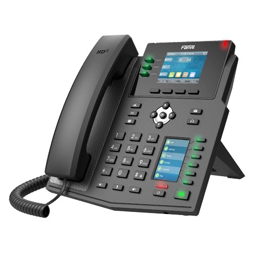 Fanvil X4U IP phone Black 12 lines LCD Wi-Fi - Fanvil X4U, IP Phone,