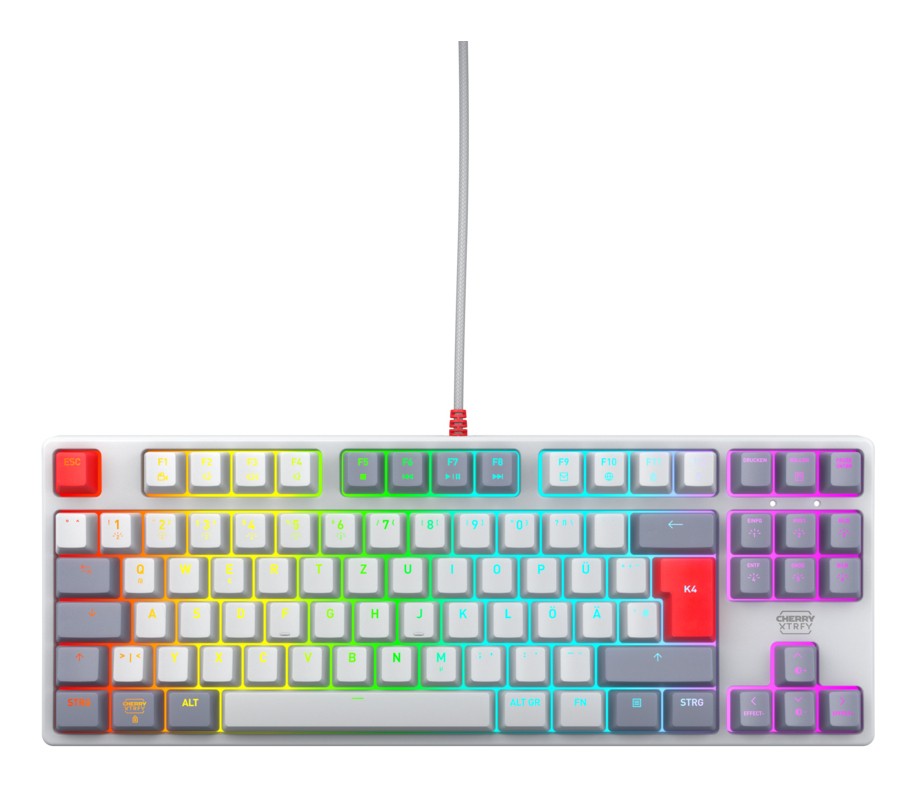 Cherry XTRFY K4V2 TKL keyboard. retro