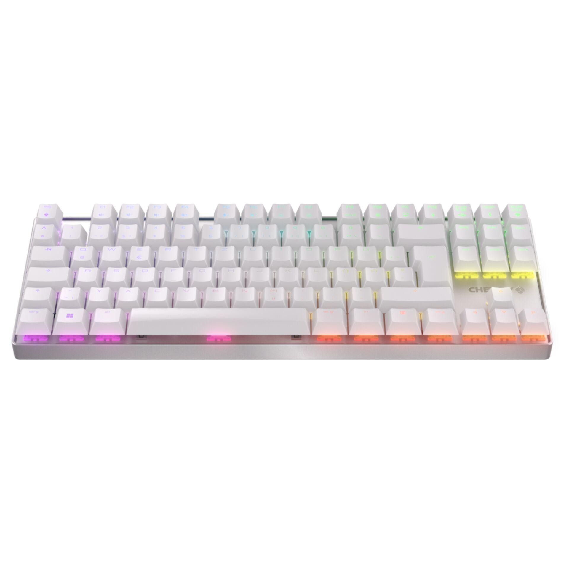 CHERRY MX 8.2 TKL Wireless kabellose Tastatur - QWERTZ DE - weiß