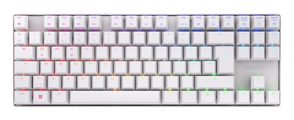 CHERRY MX 8.2 TKL Wireless RGB clavier Gaming USB + RF Wireless +