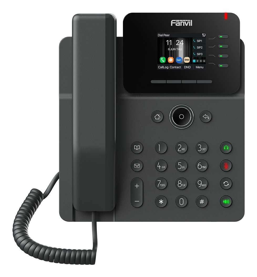 Fanvil V61W teléfono IP Negro 4 líneas LCD Wifi - Fanvil V61W, Telé