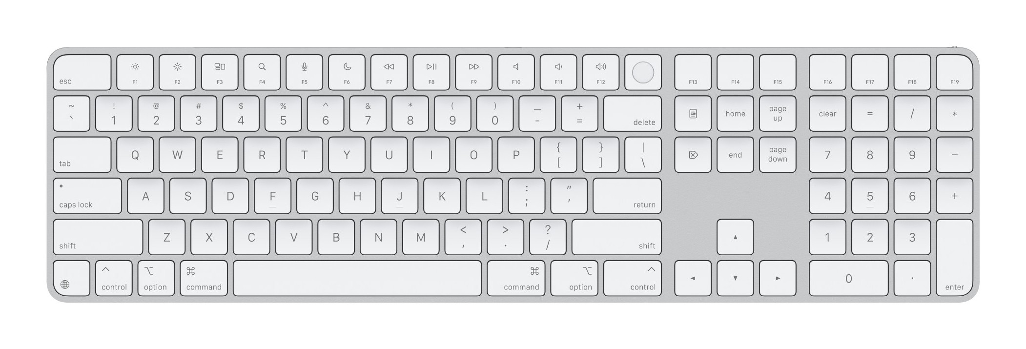 APPLE Magic Keyboard with Touch ID and Numeric Keypad for Mac models