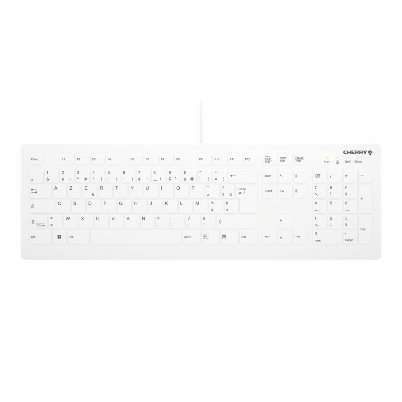 Contour ACTIVE KEY Flat Profile Hygiene Desktop Keyboard Sea