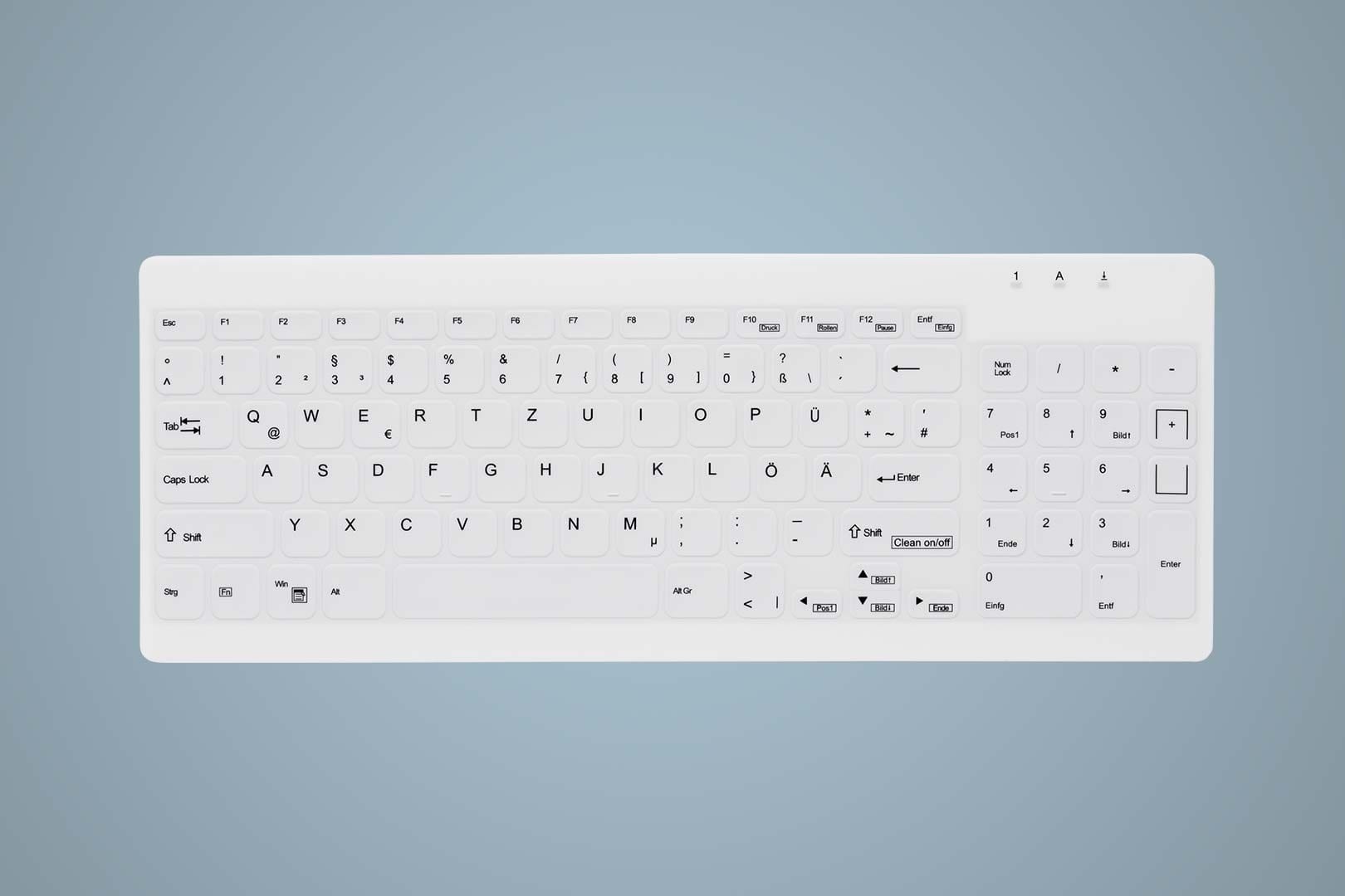 Contour ACTIVE KEY Hygiene Compact Ultraflat Keyboard with