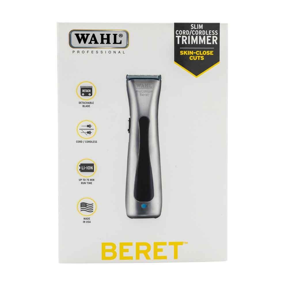 Wahl 08841-66 Trimmer ProLithium Beret Haarschneidemaschine, silver/