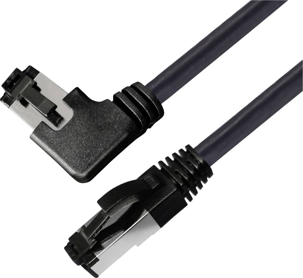 BKL Electronic 144033 RJ45 patch cord CAT 8.1 S/FTP 5m black