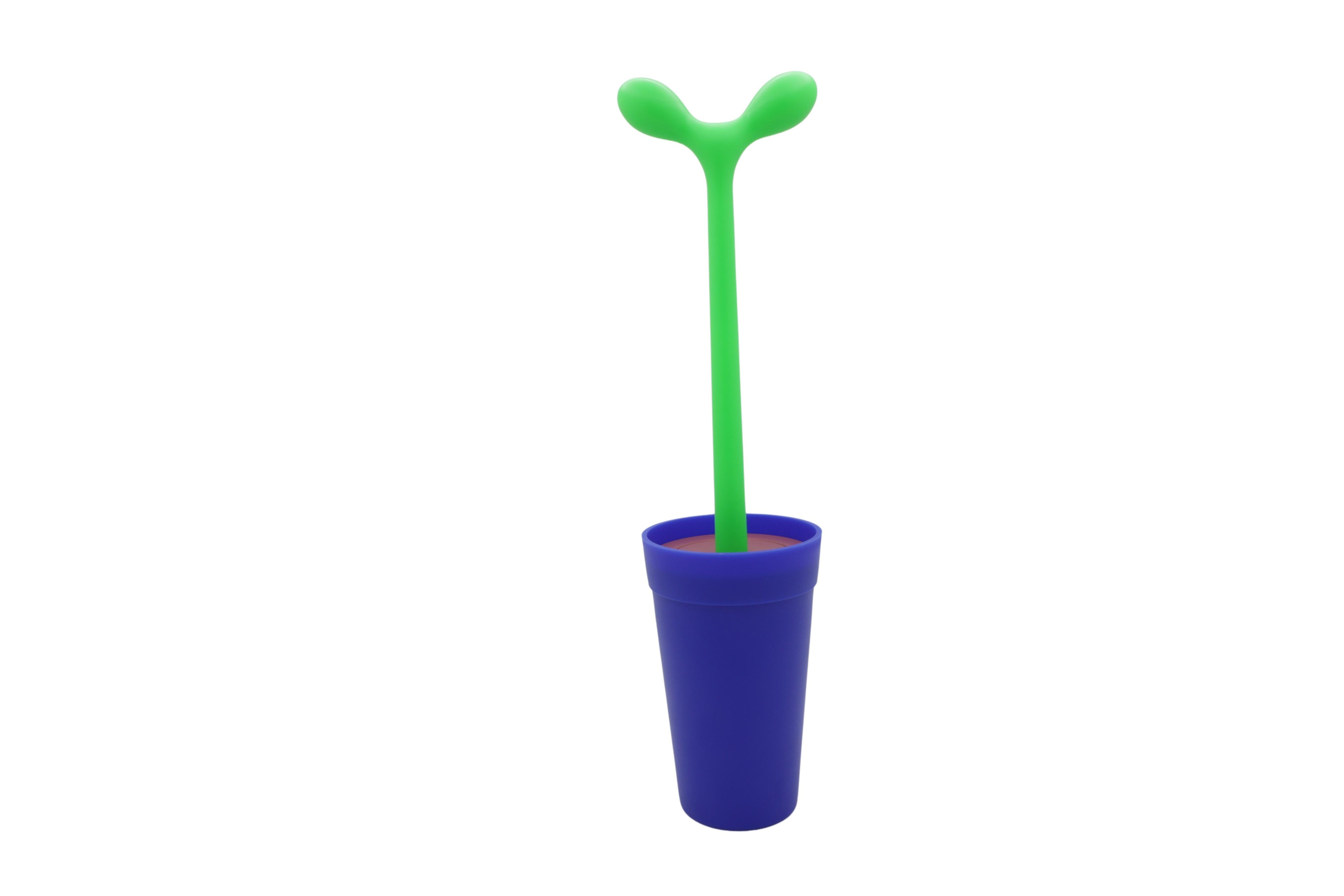 Alessi ASG04 AZ "MERDOLINO" Klosettbürste aus thermoplastischem Harz,