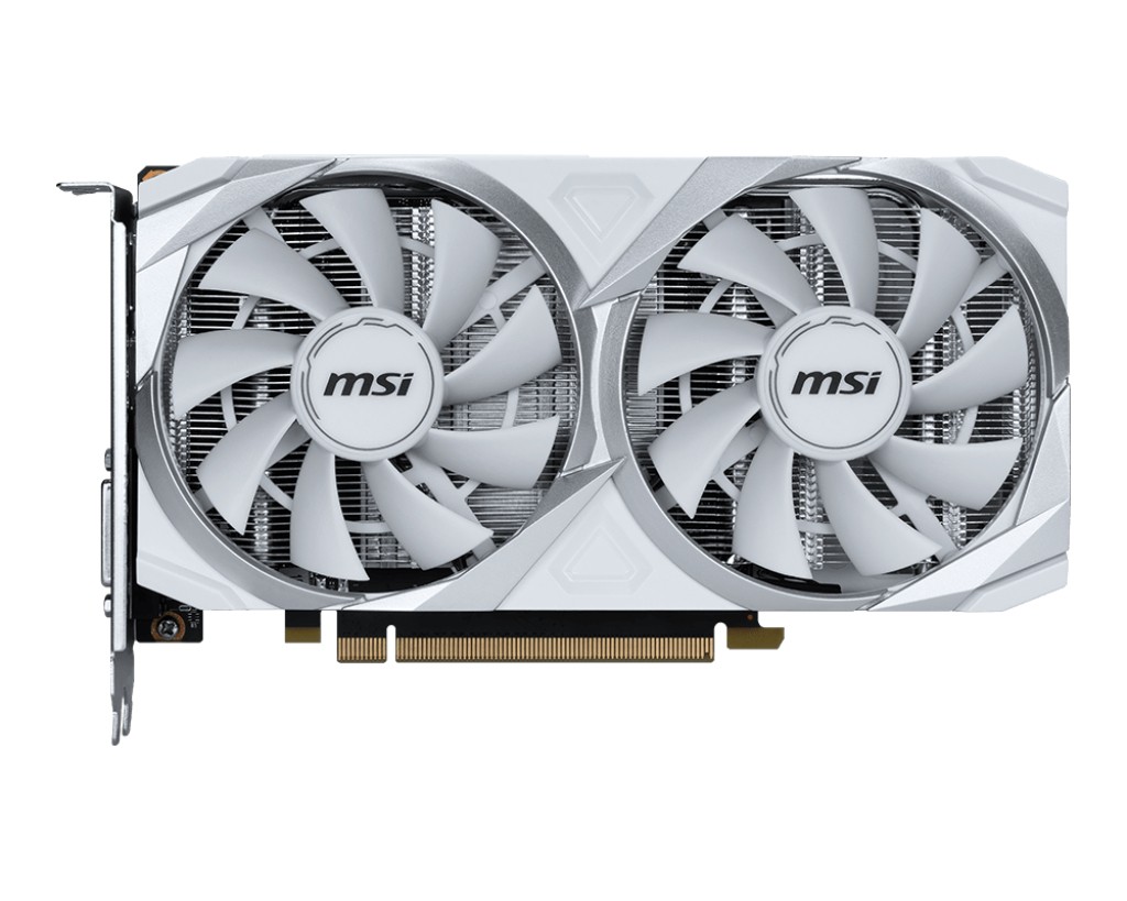 MSI GeForce RTX 3050 Ventus 2X 8GB OC Grafikkarte weiß